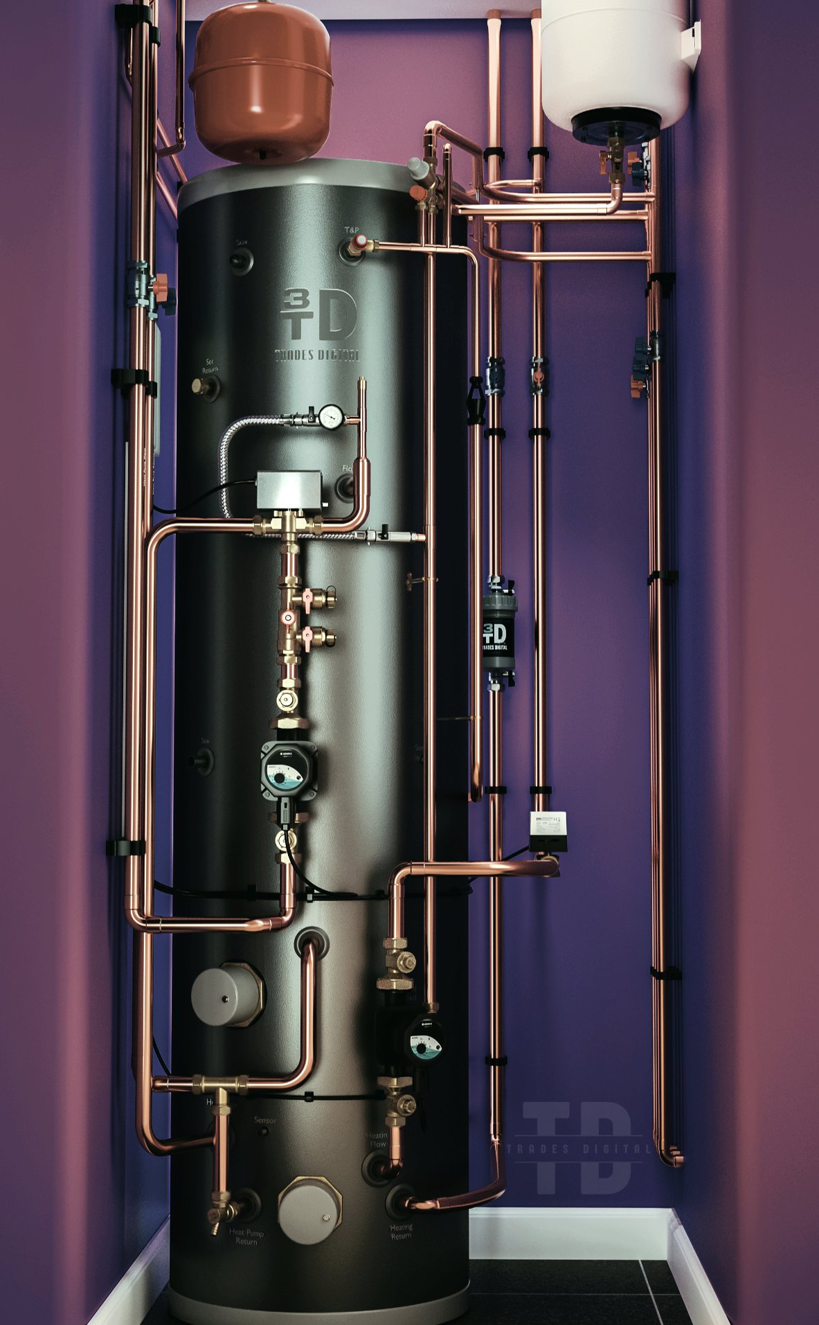 Cylinder Cupboard