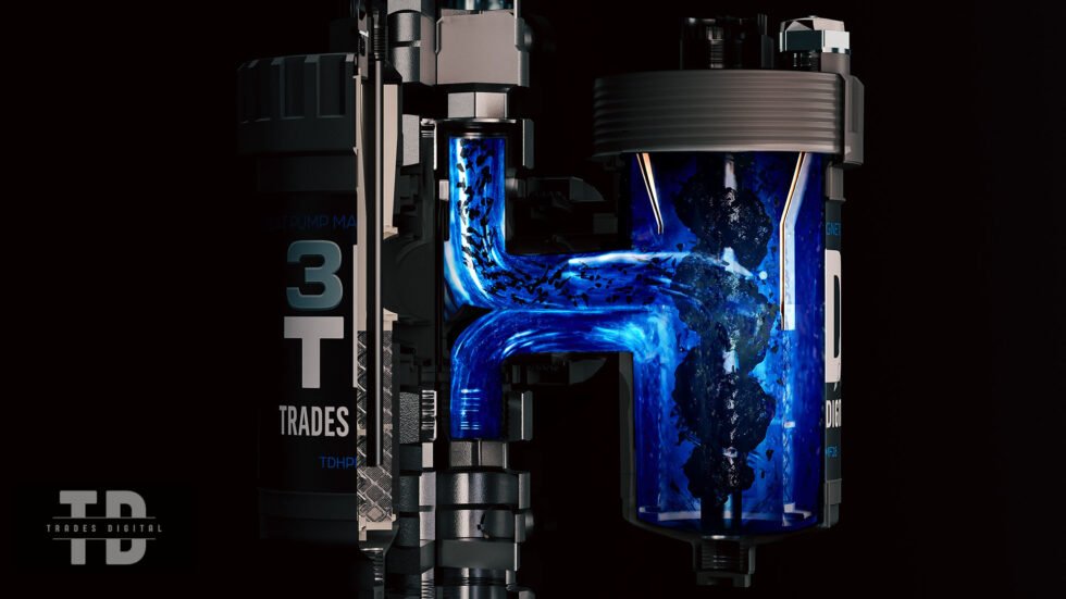 Fluid flow in Magnetic Filter